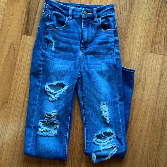 American Eagle Curvy Super Hi-Rise Jeggings - Picture 2 of 7